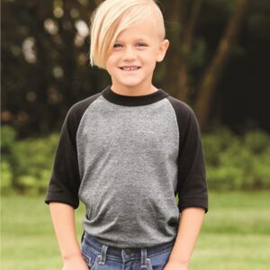 Augusta Sportswear - Youth Three-Quarter Sleeve Baseball Jersey