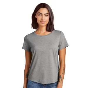 WOMEN'S RELAXED TRI-BLEND SCOOP NECK TEE