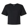 American Apparel - Women's Fine Jersey Mid-Length Boxy Tee - 102 - Black