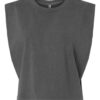 American Apparel - Women's Heavyweight Cotton Garment-Dyed Muscle Tee - 307GD - Faded Black