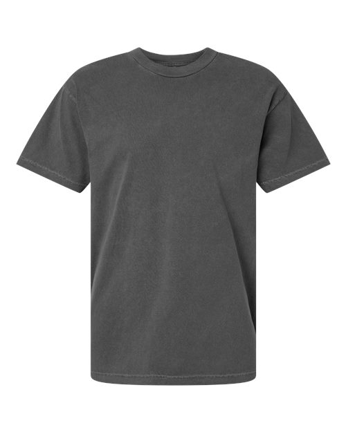 American Apparel - Unisex Heavyweight Cotton Garment-Dyed Tee - 1301GD - Faded Black