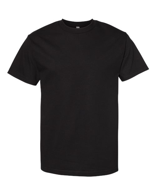 American Apparel - Unisex Heavyweight Cotton Tee - 1301 - Black
